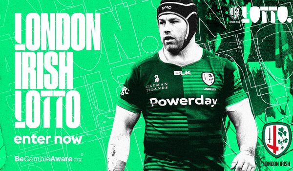 London Irish Lotto: Win Hospitality, £1,000 cash & signed jerseys!